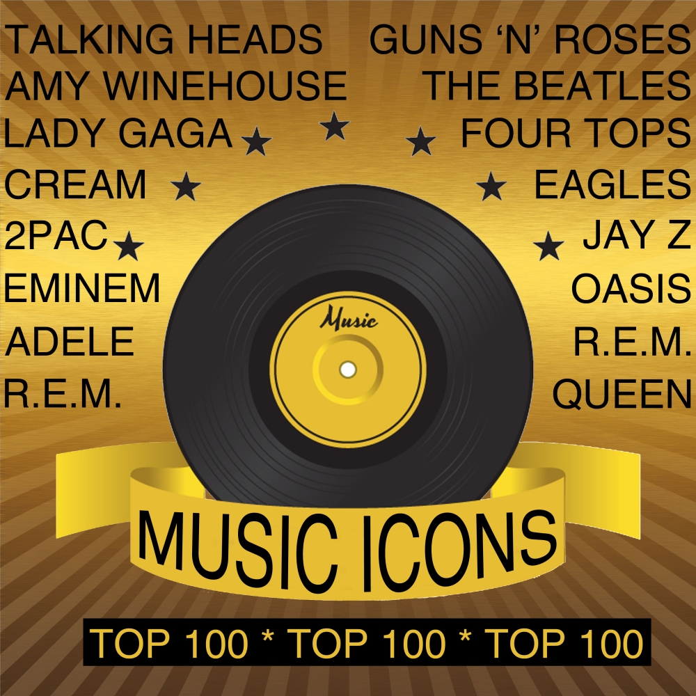 Music's Top 100 ICONS! Spotify Playlist