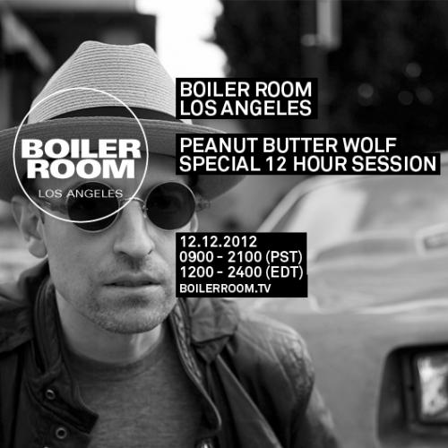 Peanut Butter Wolf S 12 Hour Boiler Room Set Spotify Playlist